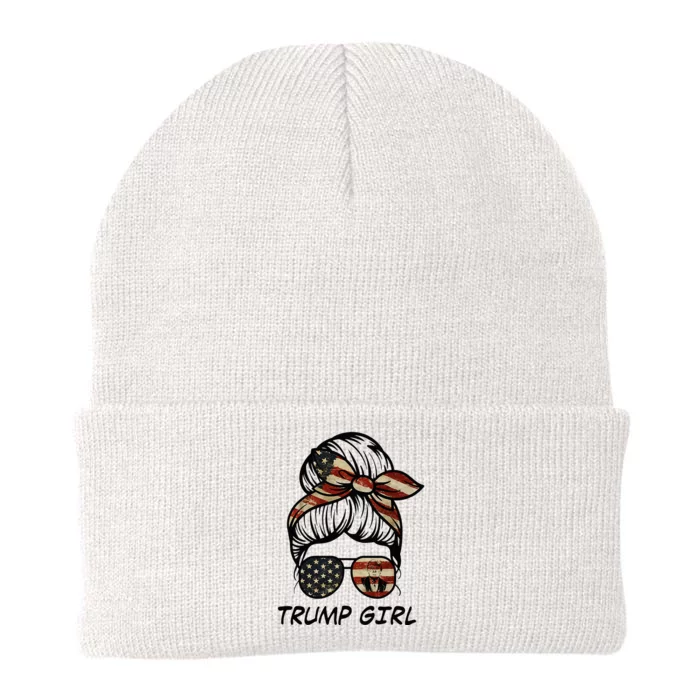 Yes Im A Trump Girl Get Over It Trump 2024 Election Gifts Knit Cap Winter Beanie