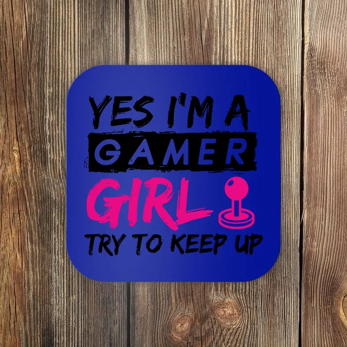 Yes IM A Gamer Gaming Gift Coaster