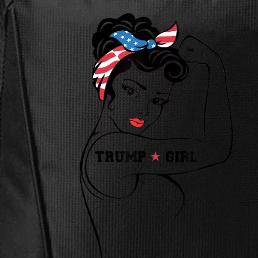 Yes Im A Trump Girl Get Over It Trump 2024 Election Gifts City Backpack