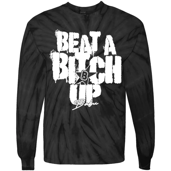 Yaevorikreationz Ivori Babu Beat A Bitch Up Tie-Dye Long Sleeve Shirt