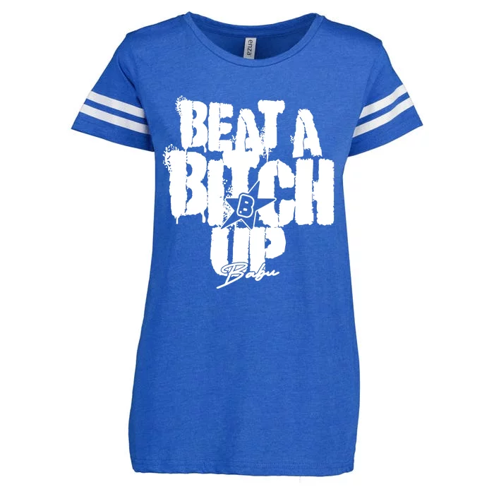 Yaevorikreationz Ivori Babu Beat A Bitch Up Enza Ladies Jersey Football T-Shirt