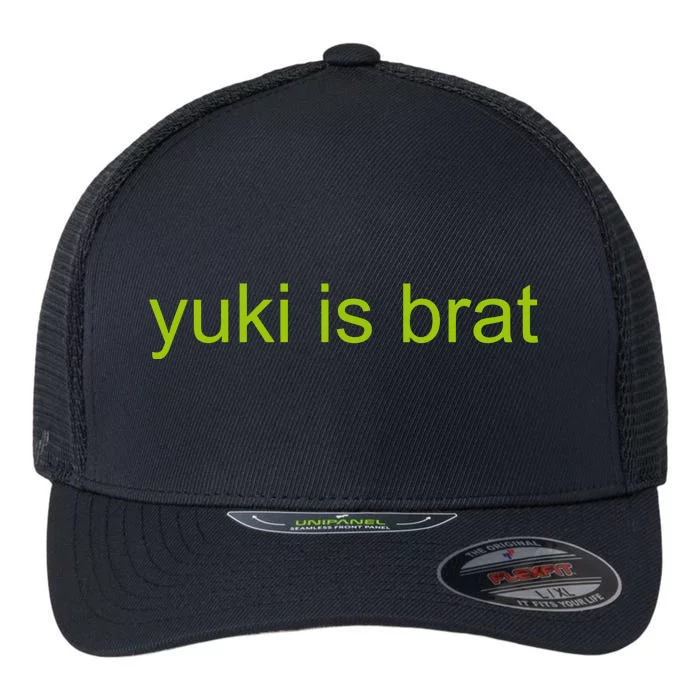 Yuki Is Brat Limited Flexfit Unipanel Trucker Cap