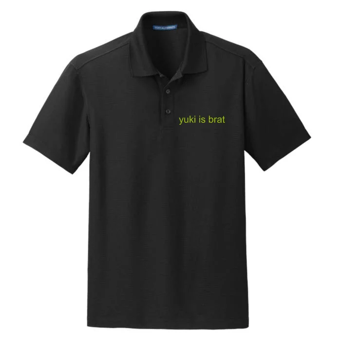 Yuki Is Brat Limited Dry Zone Grid Performance Polo