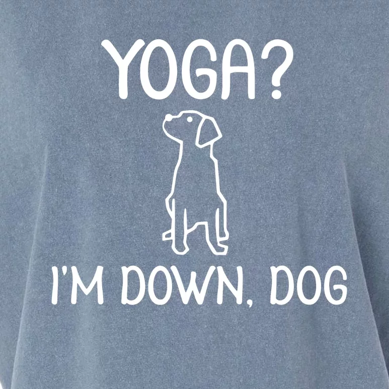 Yoga Im Down Dog Garment-Dyed Women's Muscle Tee