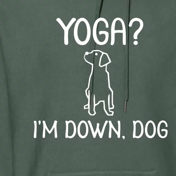 Yoga Im Down Dog Premium Hoodie