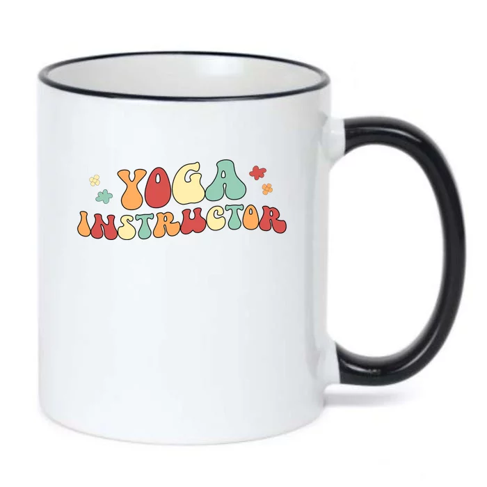 Yoga Instructor Groovy Yoga Teacher Cute Gift Black Color Changing Mug