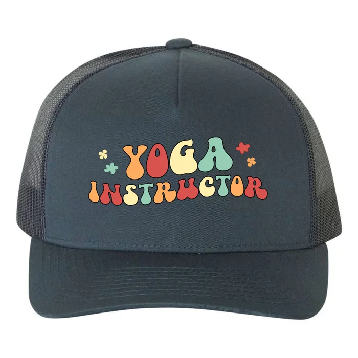 Yoga Instructor Groovy Yoga Teacher Cute Gift Yupoong Adult 5-Panel Trucker Hat