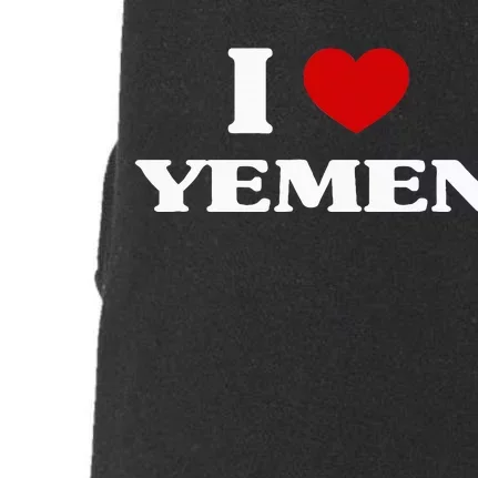 Yemen I Heart Yemen Souvenir I Love Yemen Doggie 3-End Fleece Hoodie