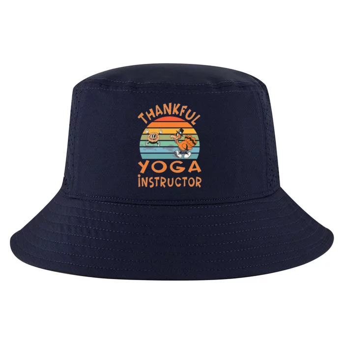 Yoga Instructor Job Funny Thanksgiving Gift Cool Comfort Performance Bucket Hat