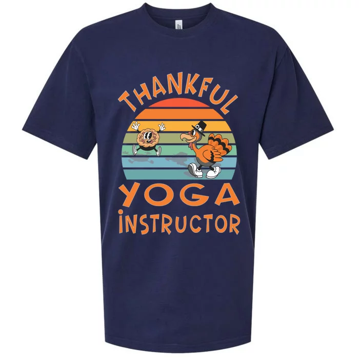 Yoga Instructor Job Funny Thanksgiving Gift Sueded Cloud Jersey T-Shirt