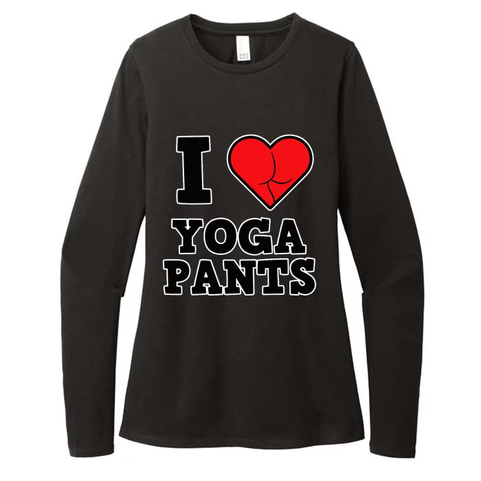 Yoga I Love Yoga Pants Womens CVC Long Sleeve Shirt