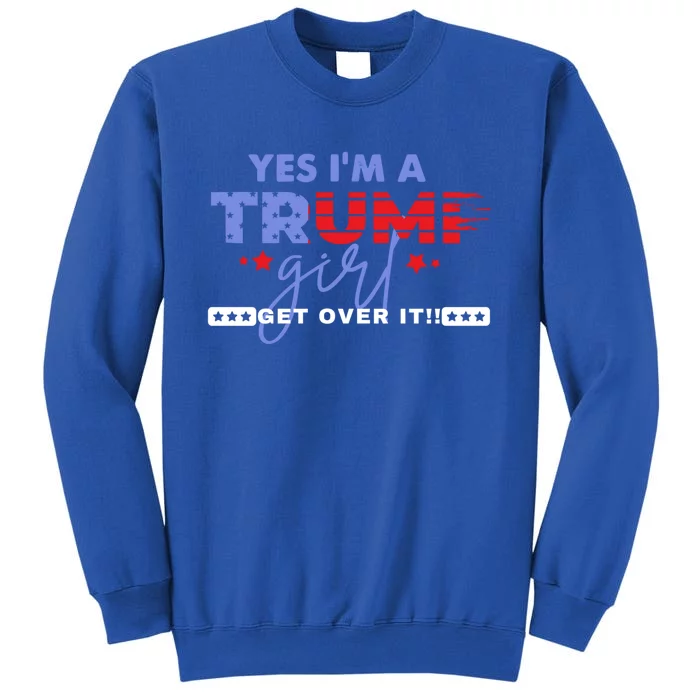 Yes I M Trump Trump 2024 Election Funny Gift Tall Sweatshirt