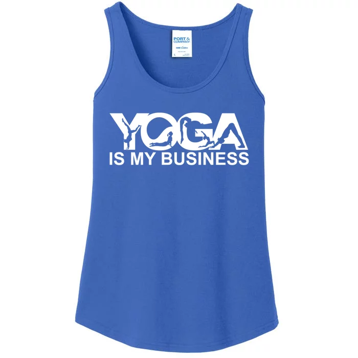 Yoga Is My Business Yoga Instructor Yoga Teacher Gift Ladies Essential Tank