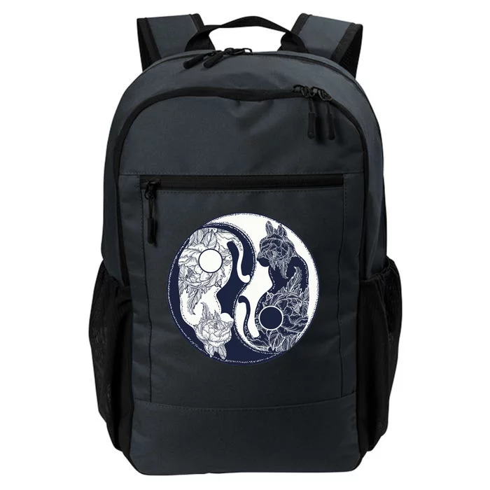 Yin Yang Cat Logo Daily Commute Backpack