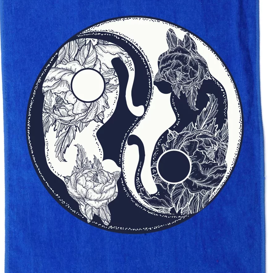 Yin Yang Cat Logo Platinum Collection Golf Towel