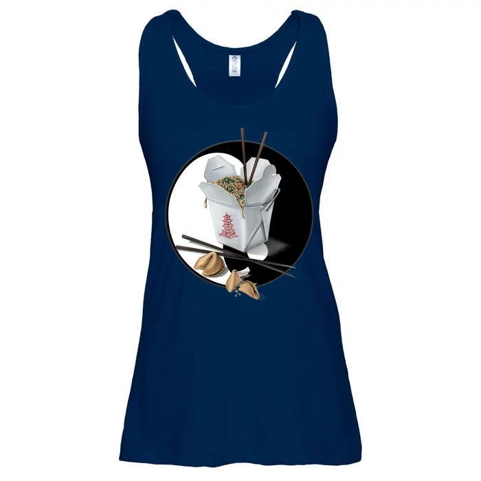 Yin Yang Takeout Chinese Ladies Essential Flowy Tank