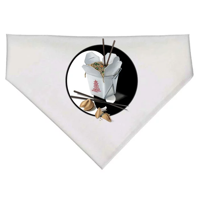 Yin Yang Takeout Chinese USA-Made Doggie Bandana