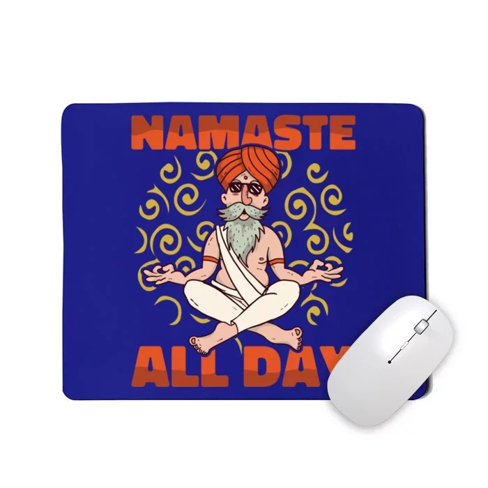 Yoga Instructor Namaste The Whole Day Meditation Yoga Gift Mousepad