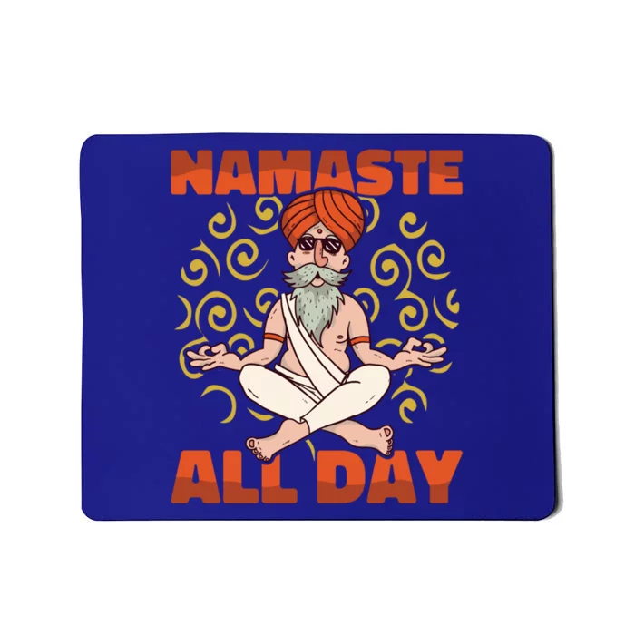 Yoga Instructor Namaste The Whole Day Meditation Yoga Gift Mousepad