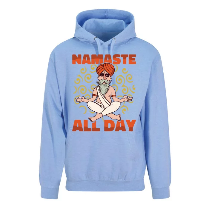 Yoga Instructor Namaste The Whole Day Meditation Yoga Gift Unisex Surf Hoodie