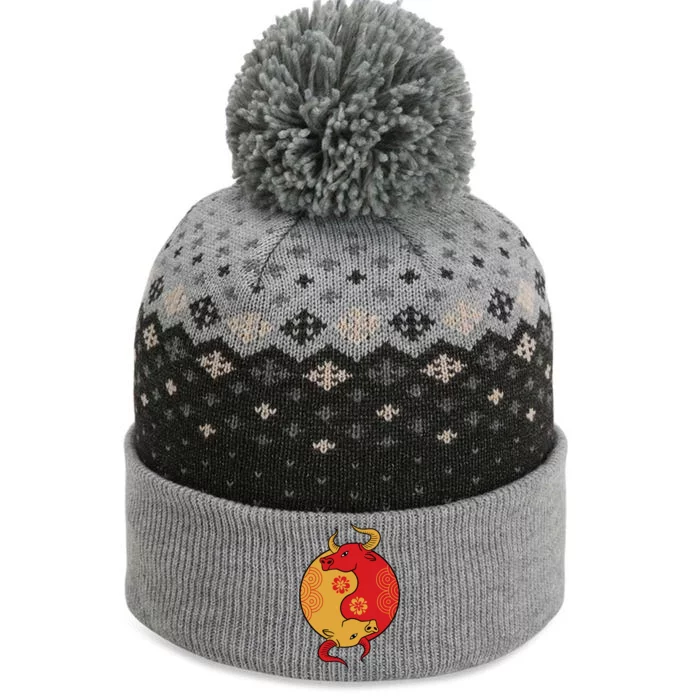 Ying Yang Ox The Baniff Cuffed Pom Beanie