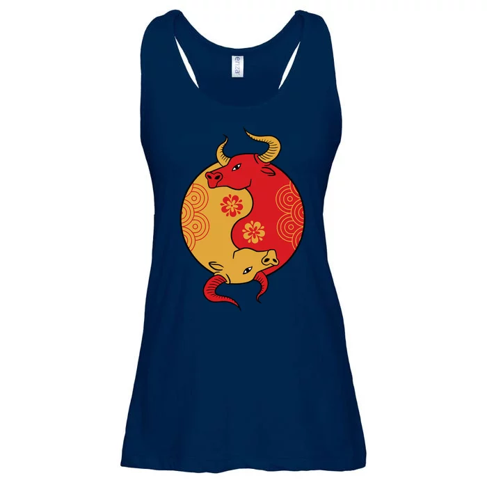 Ying Yang Ox Ladies Essential Flowy Tank