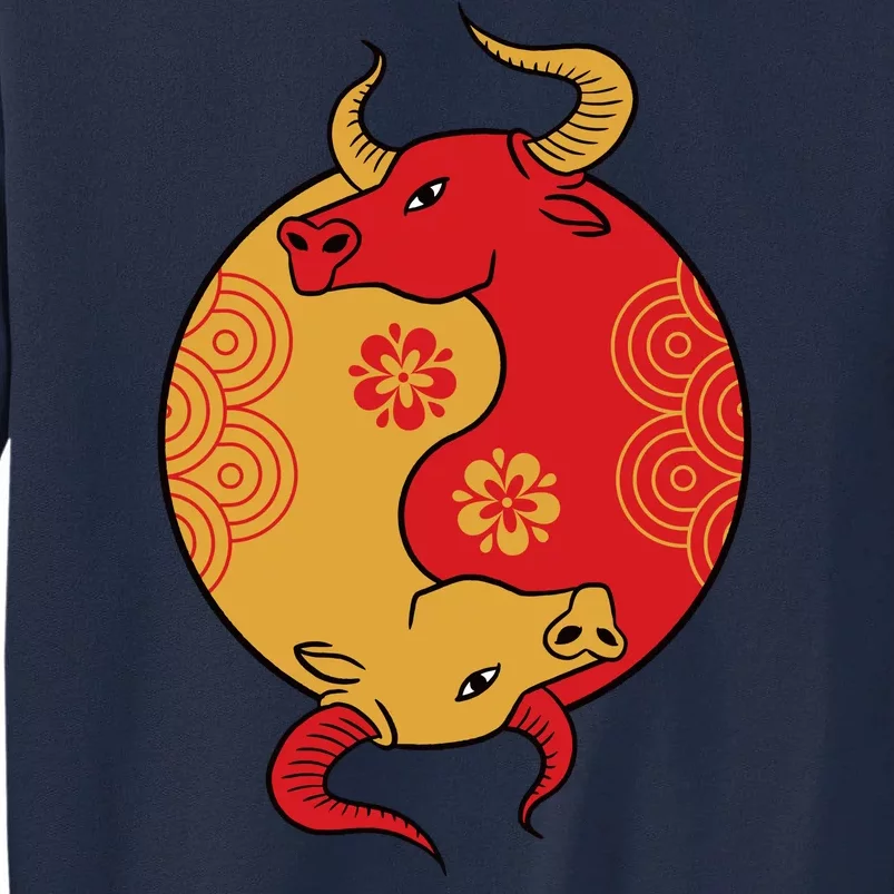 Ying Yang Ox Tall Sweatshirt