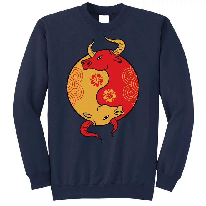 Ying Yang Ox Tall Sweatshirt