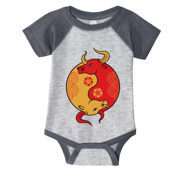 Ying Yang Ox Infant Baby Jersey Bodysuit