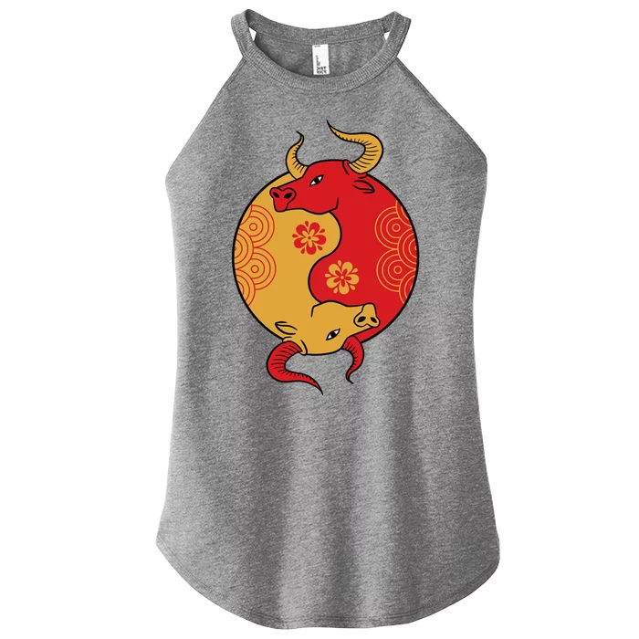 Ying Yang Ox Women’s Perfect Tri Rocker Tank