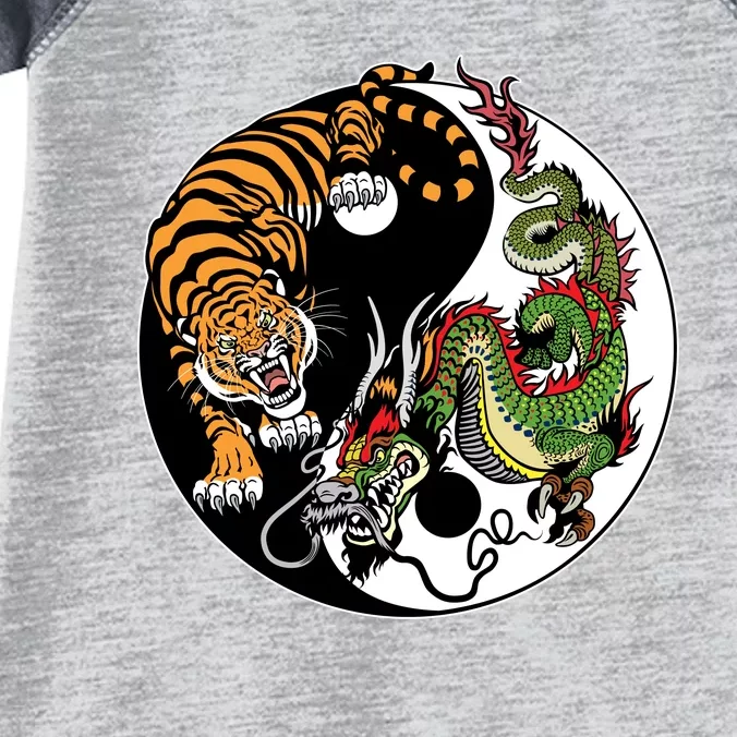 Ying Yang Tiger Dragon Infant Baby Jersey Bodysuit