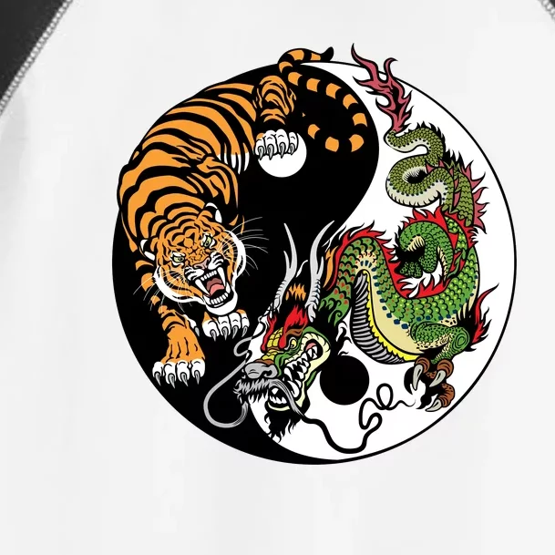 Ying Yang Tiger Dragon Toddler Fine Jersey T-Shirt