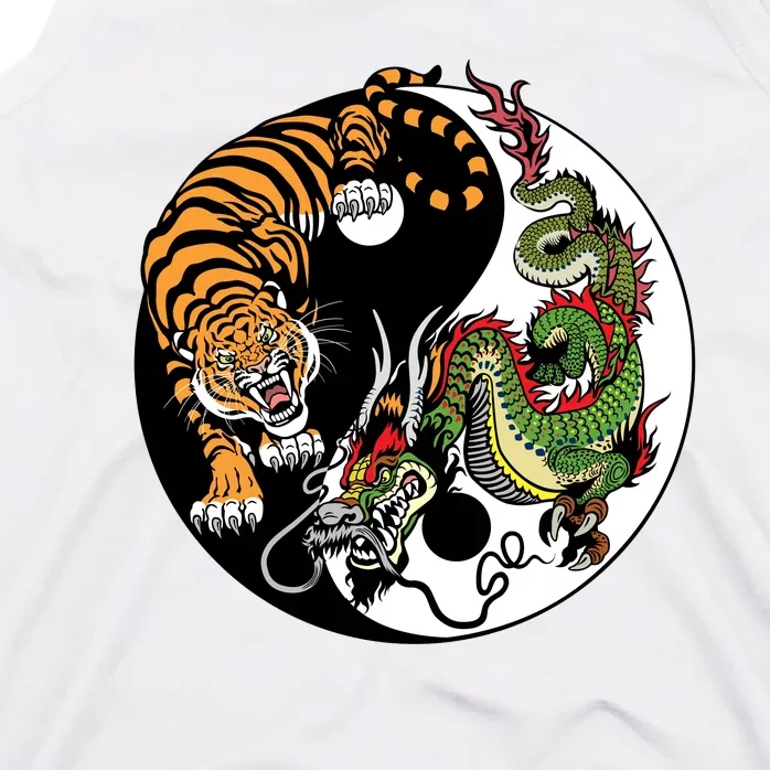 Ying Yang Tiger Dragon Tank Top