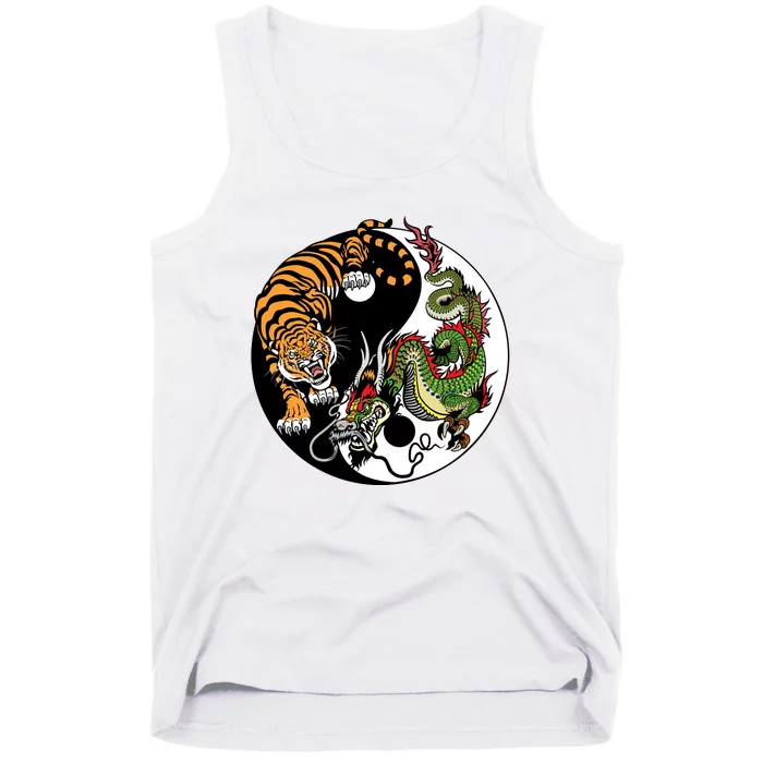 Ying Yang Tiger Dragon Tank Top