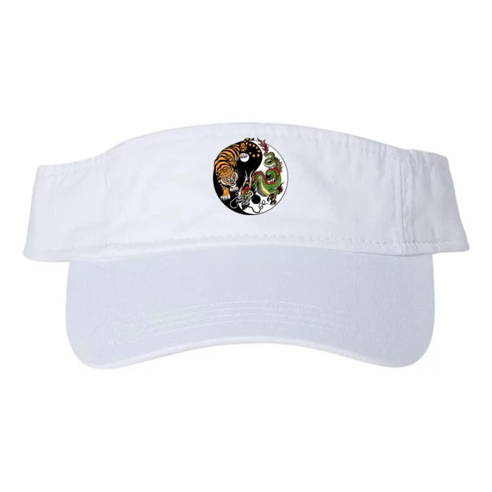 Ying Yang Tiger Dragon Valucap Bio-Washed Visor