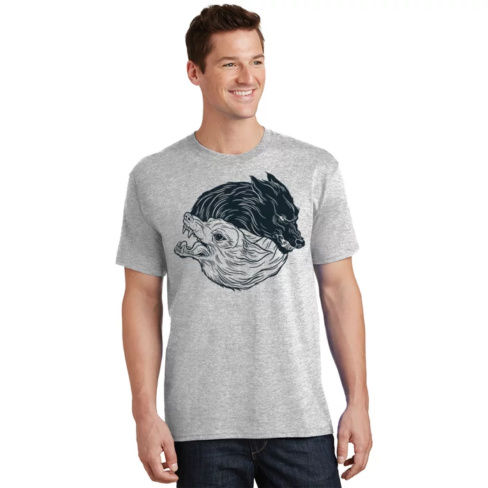 Ying Yang Wolves T-Shirt