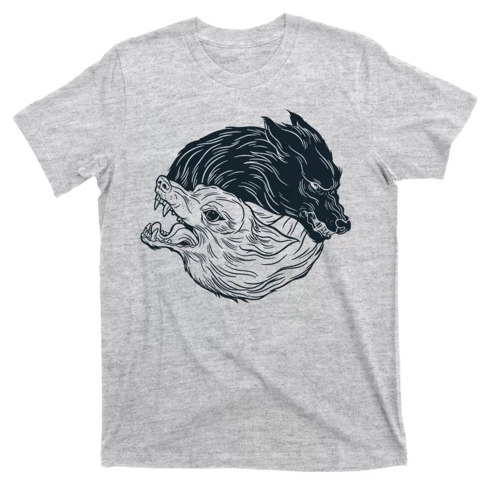 Ying Yang Wolves T-Shirt