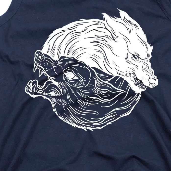 Ying Yang Wolves Tank Top