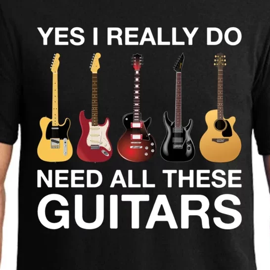 Yes I Really Do Need All These Guitars Active Pajama Set