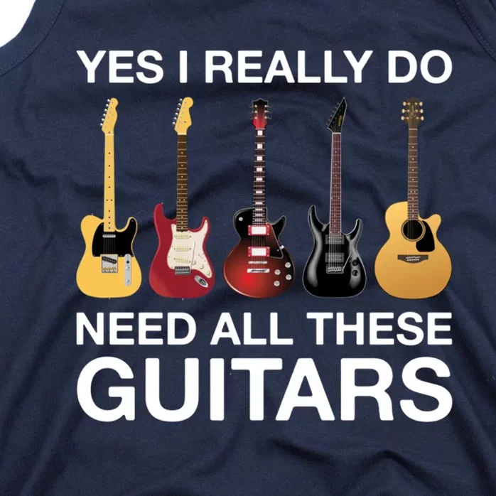 Yes I Really Do Need All These Guitars Active Tank Top