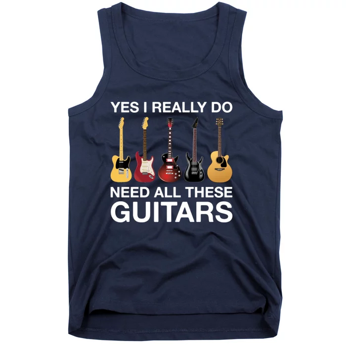 Yes I Really Do Need All These Guitars Active Tank Top