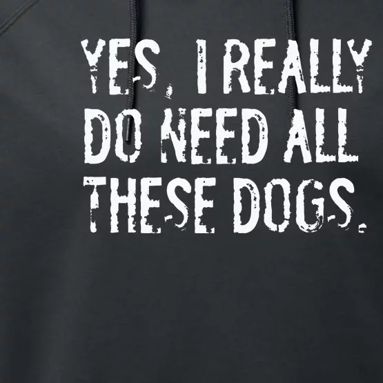 Yes I Really Do Need All These Motorcycles Funny Garage Performance Fleece Hoodie