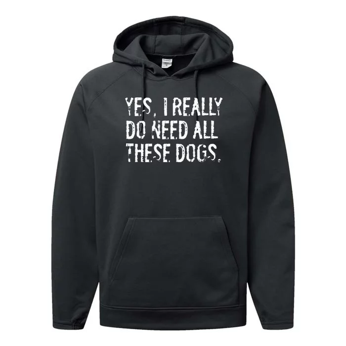 Yes I Really Do Need All These Motorcycles Funny Garage Performance Fleece Hoodie