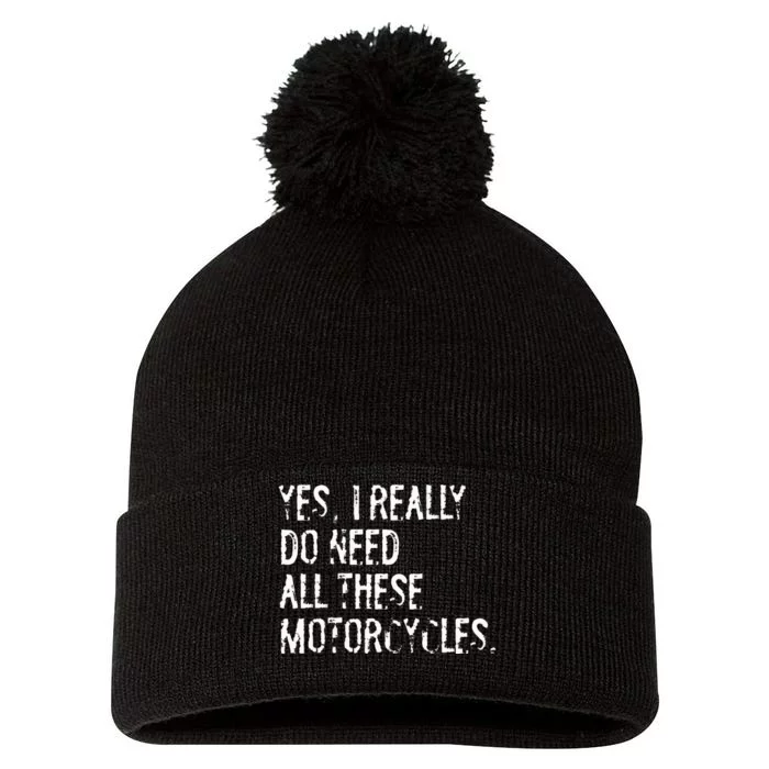 Yes I Really Do Need All These Reptiles Funny Pom Pom 12in Knit Beanie