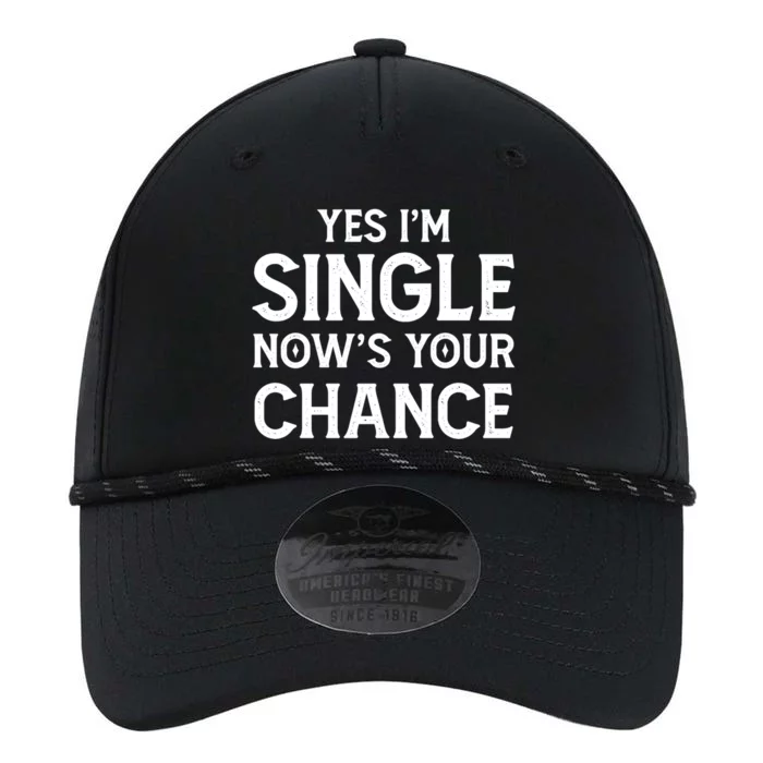 Yes I'm Single Now Is Your Chance Ready Funny Dating Gift Performance The Dyno Cap