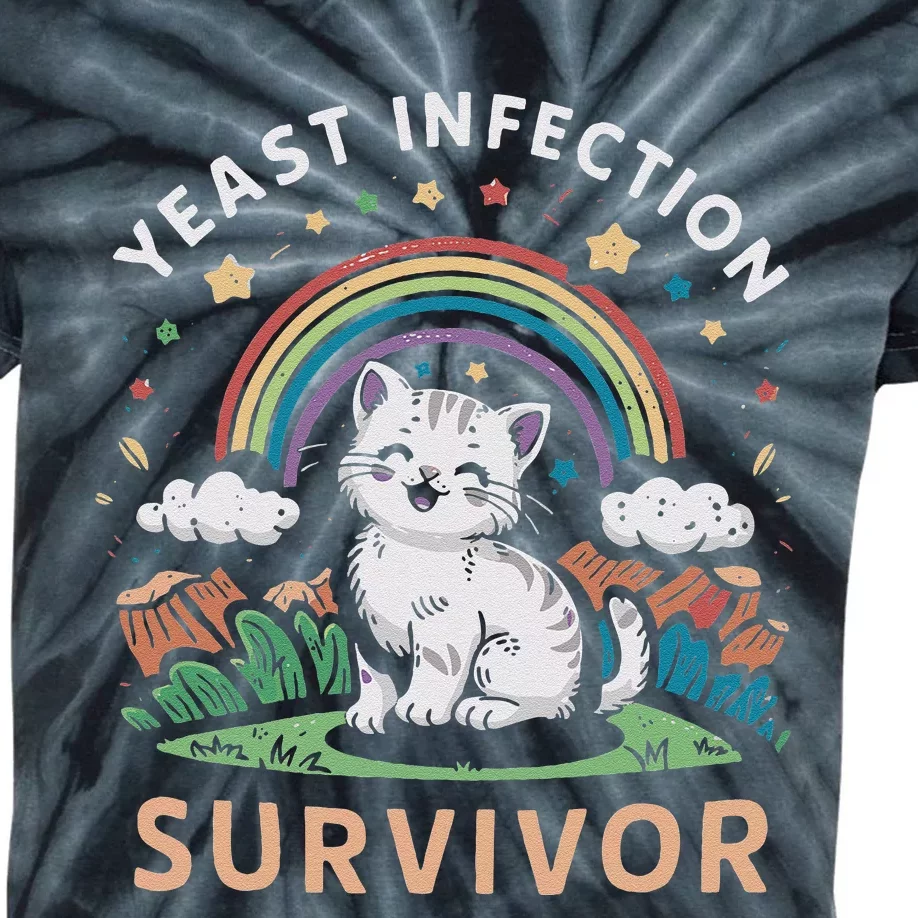 Yeast Infection Survivor Kids Tie-Dye T-Shirt