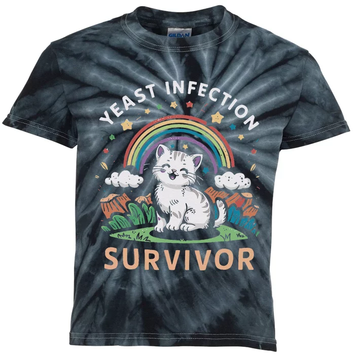 Yeast Infection Survivor Kids Tie-Dye T-Shirt