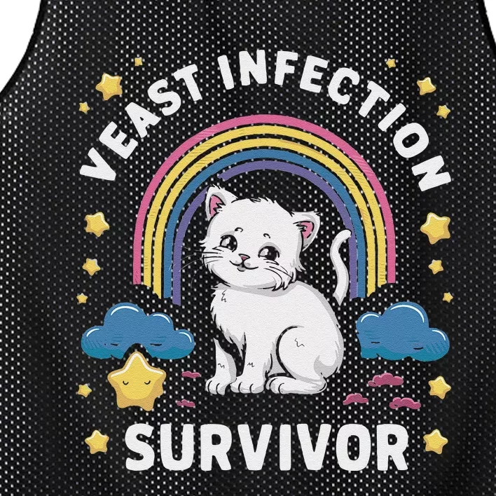 Yeast Infection Survivor Mesh Reversible Basketball Jersey Tank