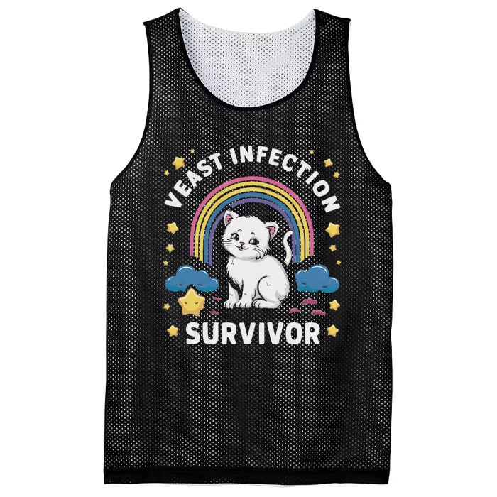 Yeast Infection Survivor Mesh Reversible Basketball Jersey Tank