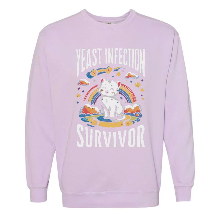 Yeast Infection Survivor Garment-Dyed Sweatshirt